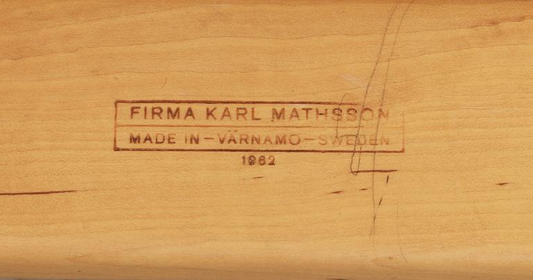 BORD,  Bruno Mathsson. Firma Karl Mathsson, Värnamo.