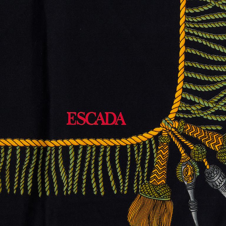 CHRISTIAN DIOR & ESCADA, two silk scarves.