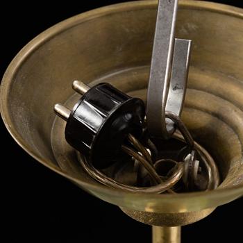 A Swedish Modern glass ceiling light, 1940's.