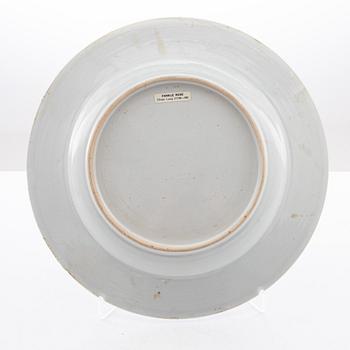 A famille rose serving dish, Qing dynasty, Qianlong (1736-95).