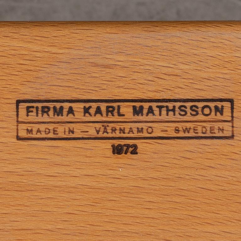Bruno Mathsson, soffa, "Eva", Firma Karl Mathsson.