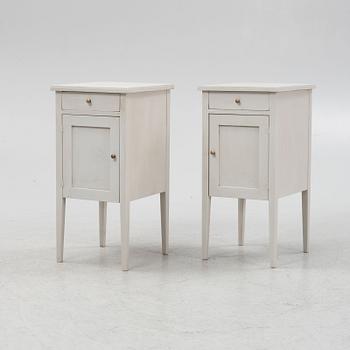 Sängbord, ett par, tidigt 1900-tal.