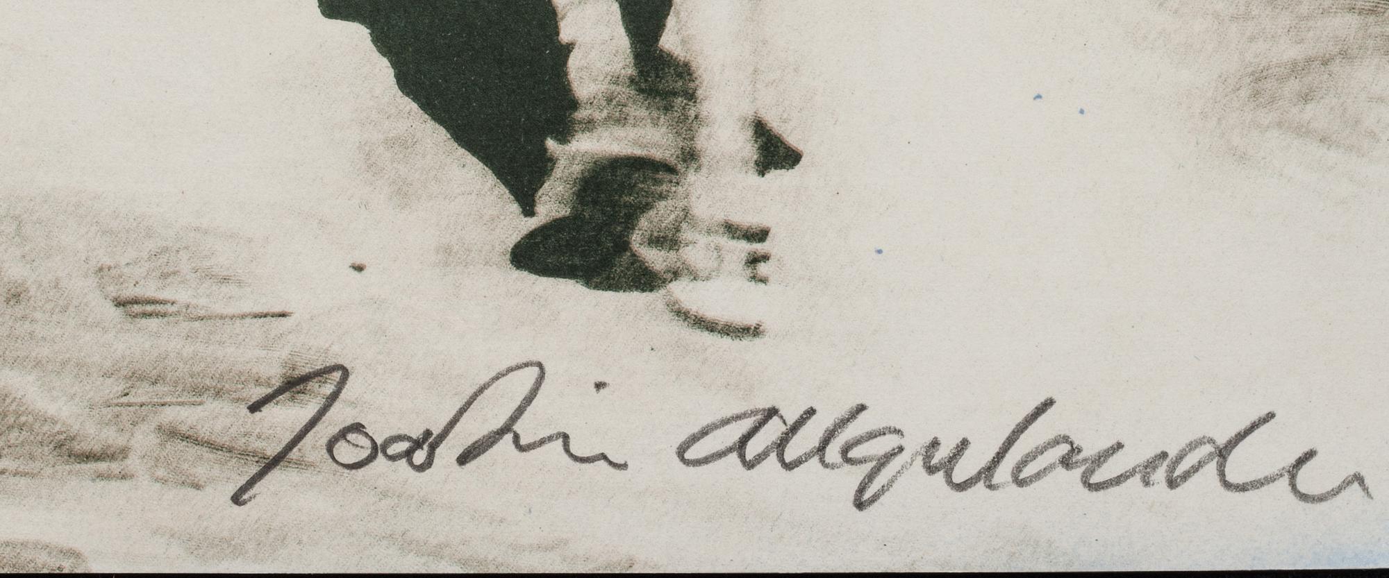 JOAKIM ALLGULANDER, färglitografi. Numrerad 62/240 och signerad.