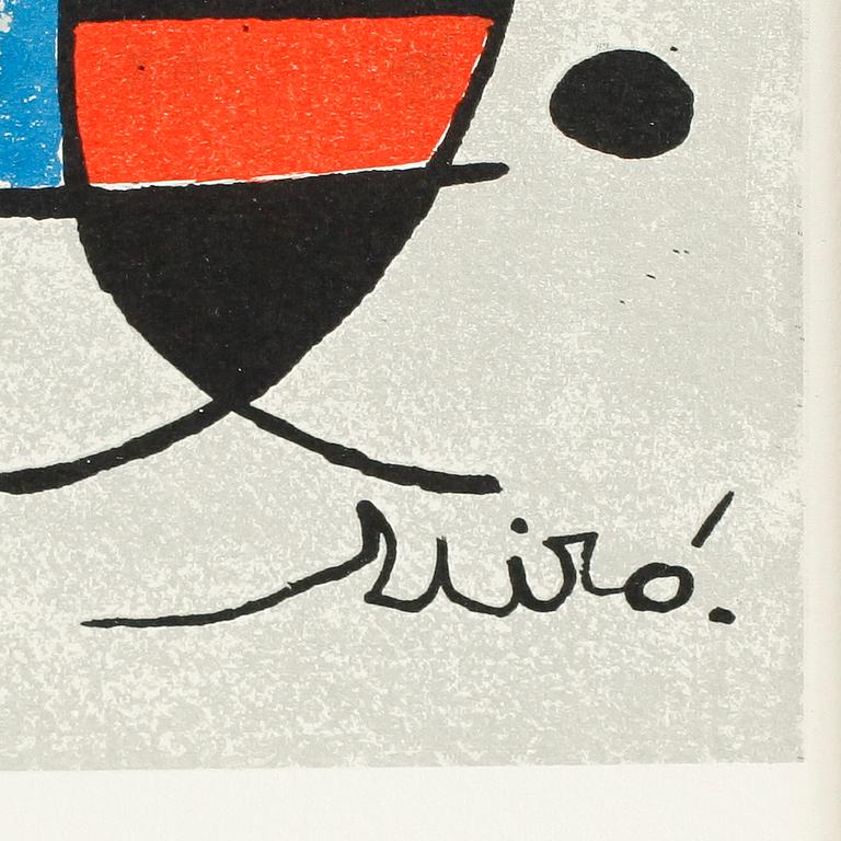 JOAN MIRÓ (efter), färglitografi, signerad i plåten, numrerad 463/1000.