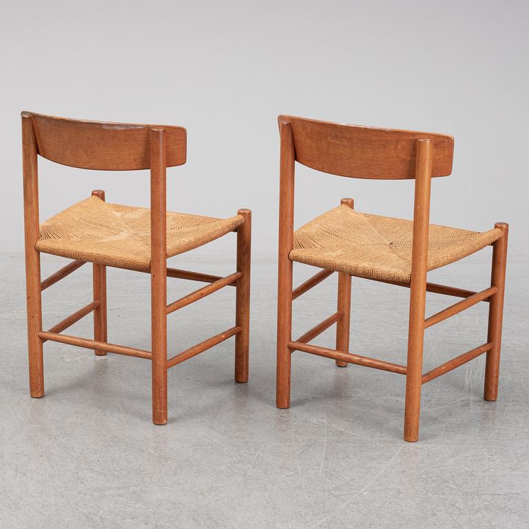BØRGE MOGENSEN, stolar, 7 st, "J39", Danmark, 1900-talets andra hälft.