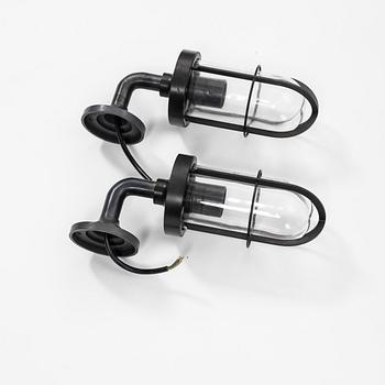 Wall lamps, a pair, Tekna, "Nautic", Docklight Wall.
