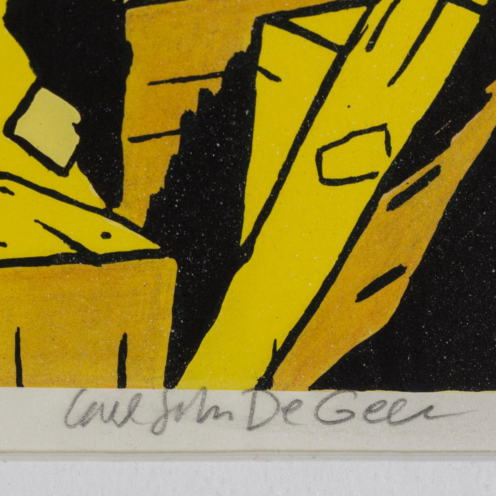 CARL JOHAN DE GEER, litografi, signerad och numrerad 103/290.