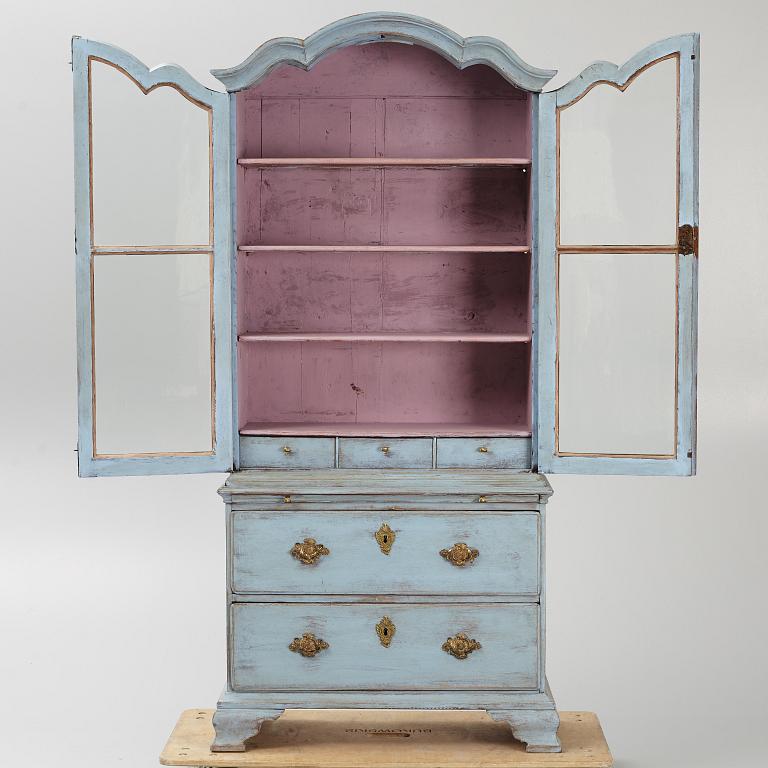 A Rococo cabinet, 18th Century.