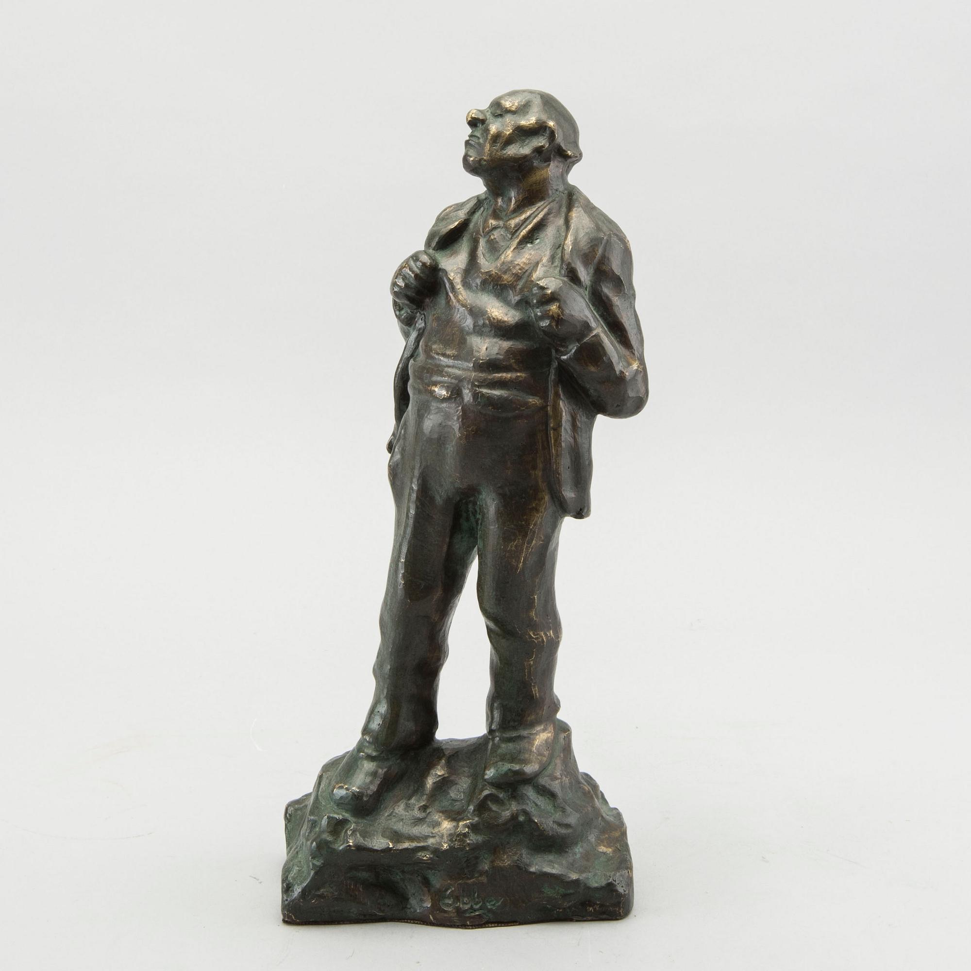 AXEL EBBE, A SIGNED BRONZE.