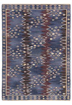 291A. Barbro Nilsson, a carpet, 'Snäckorna' tapestry weave, approx. 273 x 193 cm, signed AB MMF BN.