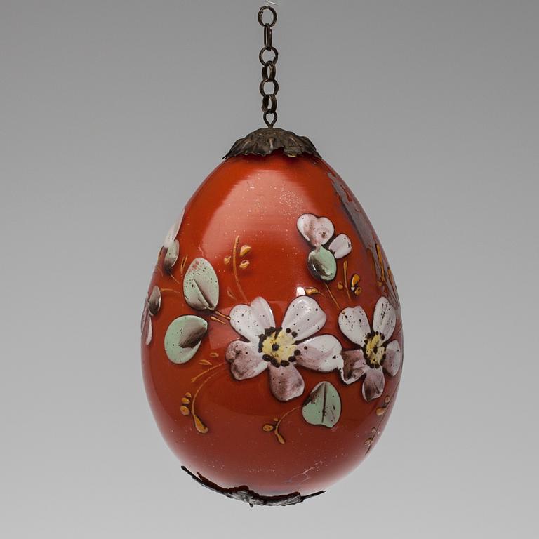 PÅSKÄGG, glas, Ryssland ca 1900.