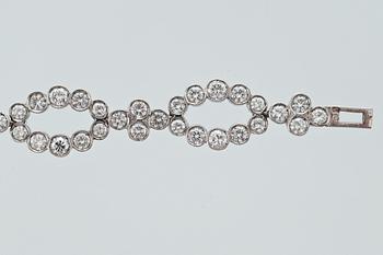 A DIAMOND BRACELET.