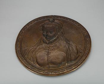 RELIEFER, 3 st, mässing, omkring 1900.
