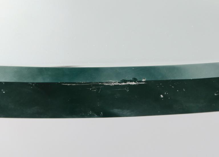 SOFFBORD, glas, Danmark, 1900-talets andra hälft.