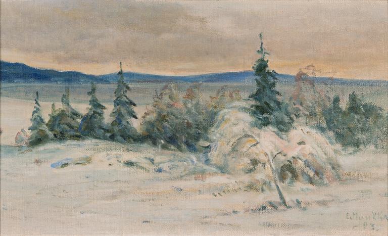 Elias Muukka, Kevättalvea tasangolla.