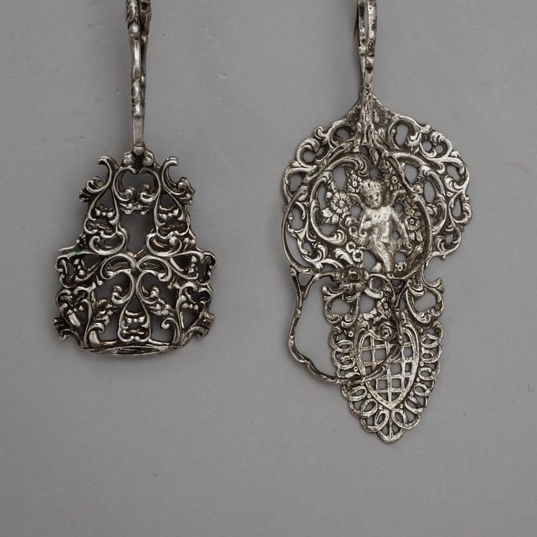 PARTI BESTICK, 18 delar. Silver. 1800-1900-tal. Tot ca 910 g.