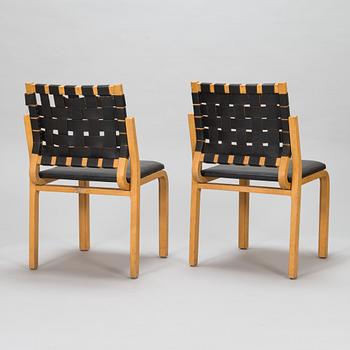 Alvar Aalto, stolar, ett par, modell 612 för Artek 1960/1970-tal.