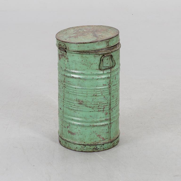 PLÅTBEHÅLLARE, industri 1900-tal.