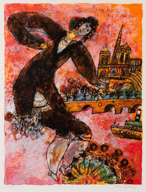 THEO TOBIASSE, litografi, signerad och märkt 94/175.