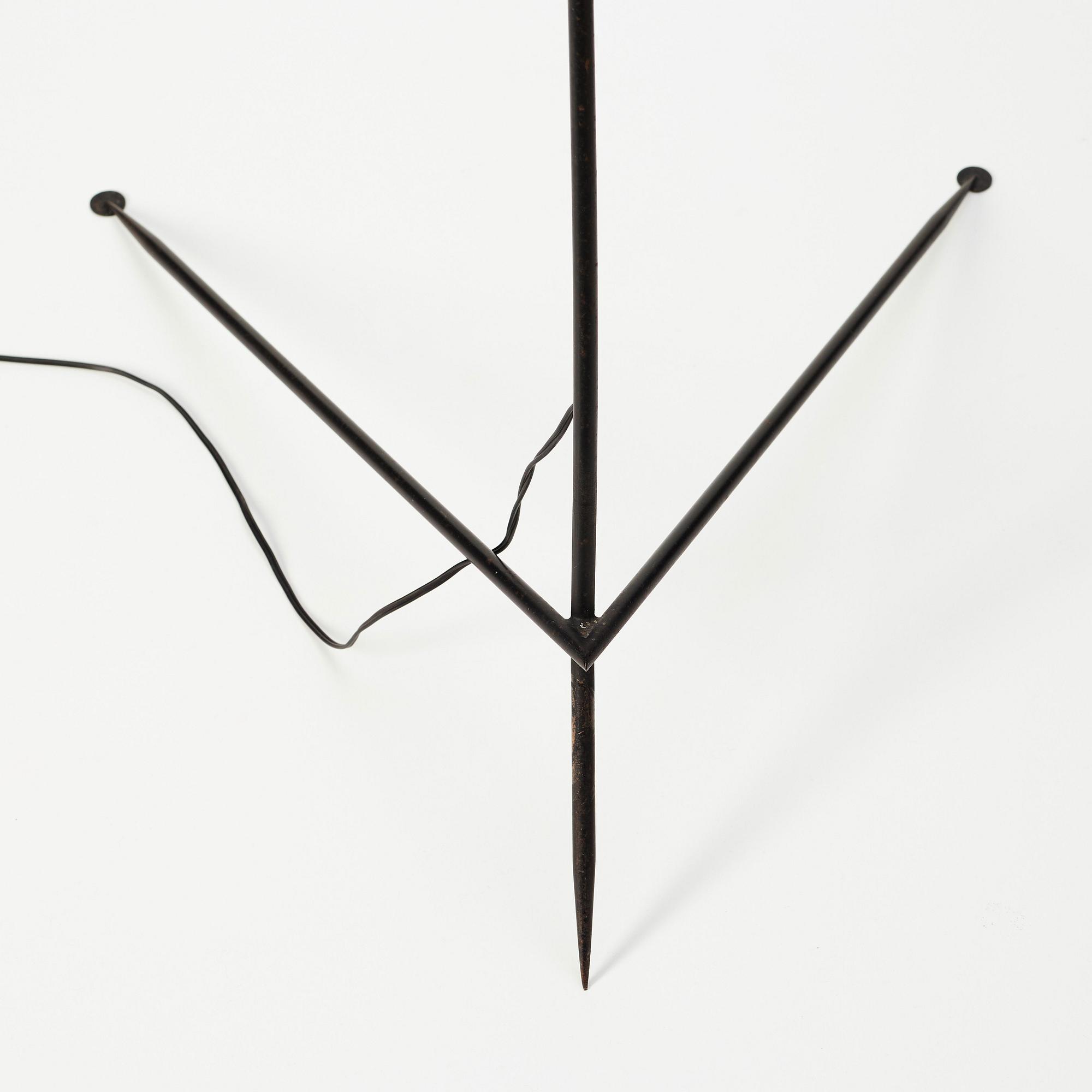 SERGE MOUILLE, a floor lamp, Ateliers Serge Mouille, France ca 1953.