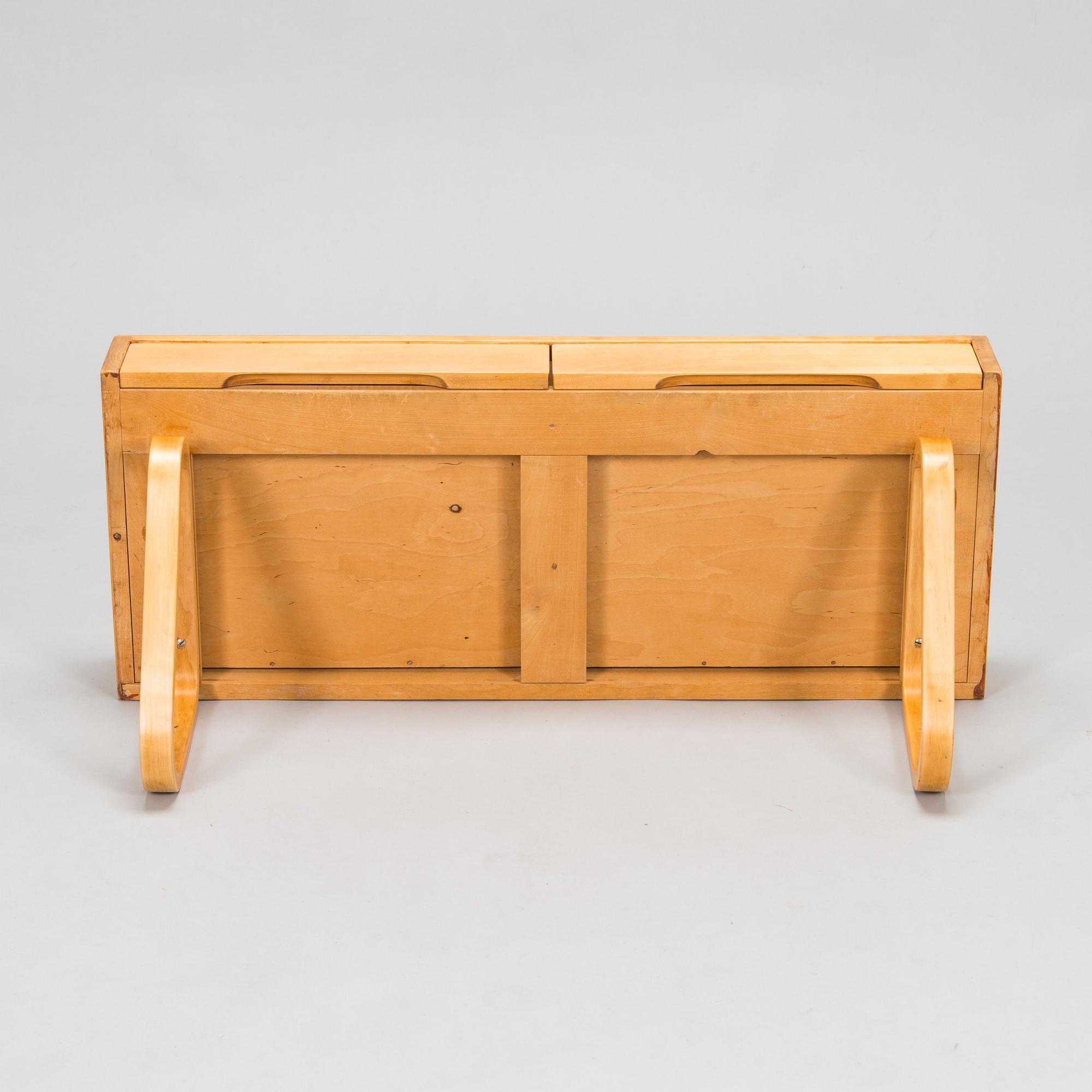 Alvar Aalto, tamburmöbler, 3 st för Artek 1950-tal och senare.