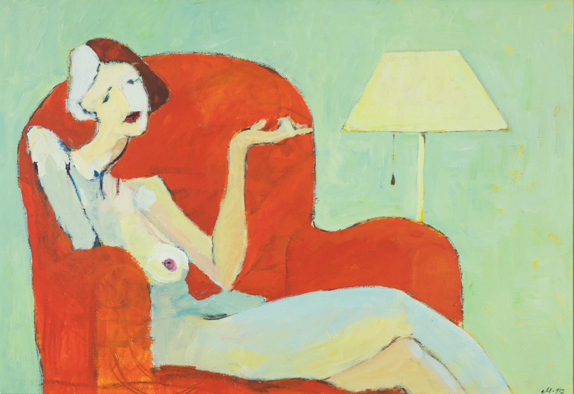 Magnus Dahlbäck, oil on canvas, signed and dated -97.