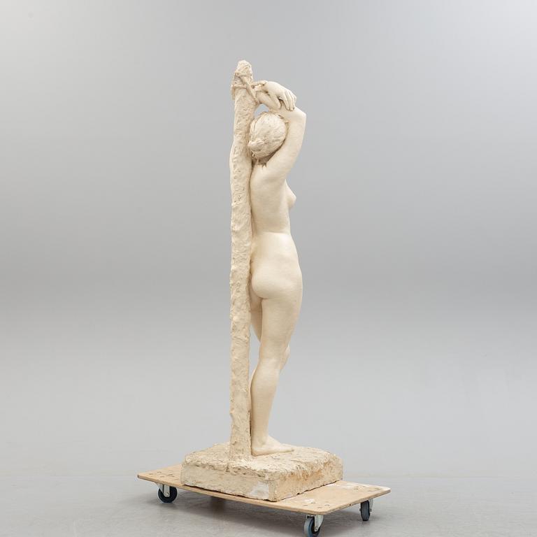 GUSTAF MALMQUIST, skulptur, gips, signerad.