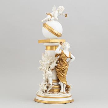 A porcelain sculpture.