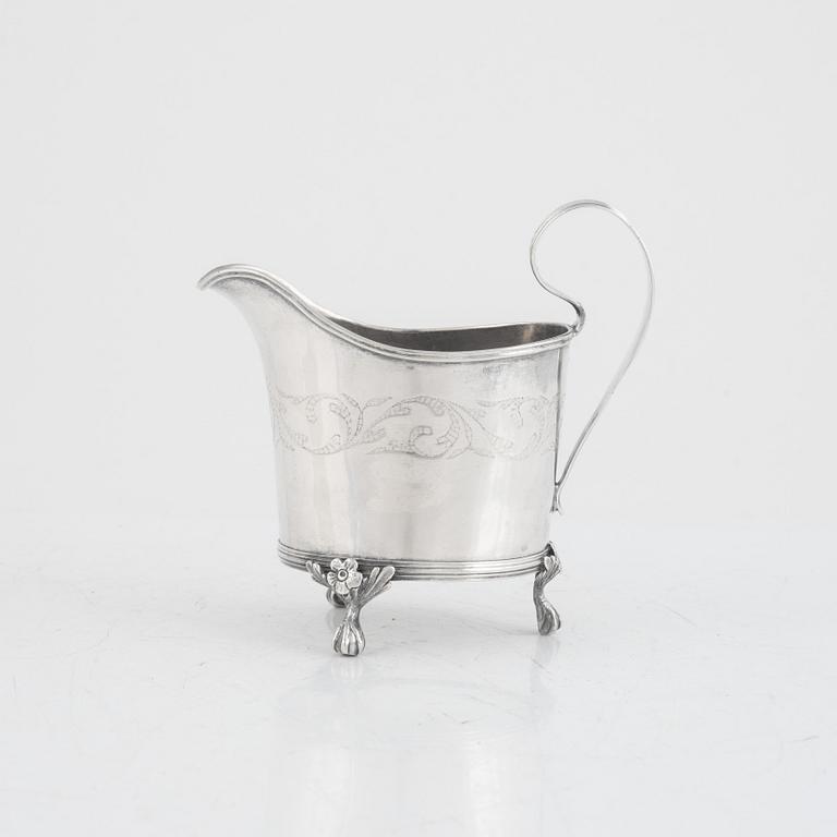 Pehr Blomert, gräddkanna, silver, Gävle 1814. Sengustaviansk.