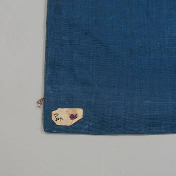 Two silk textiles, late Qing dynasty.