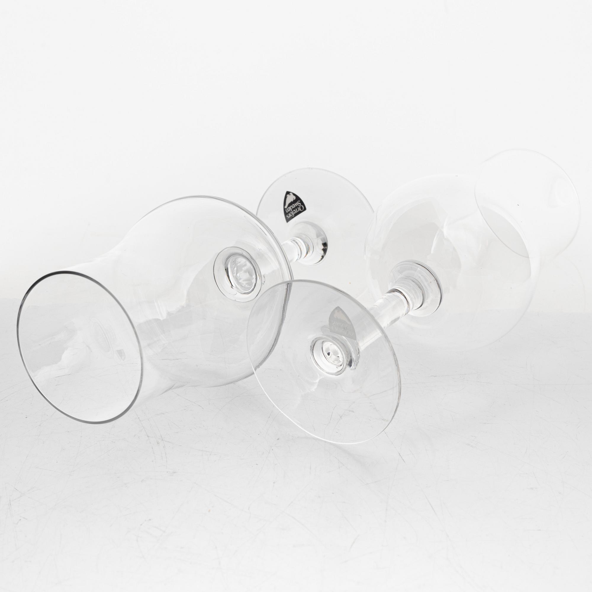 Gunnar Cyrén, vinprovarglas, "Elixir", 25 st, glas, Orrefors.