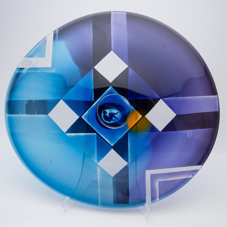 Bertil Vallien, Glass, unique piece, Kosta Boda.