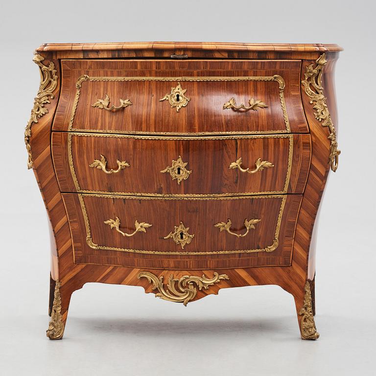 A Swedish Rococo commode by C Åhman (master 1748-1783) 1766.