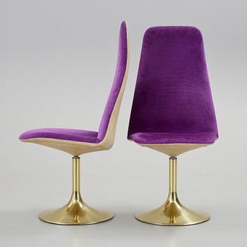 STOLAR, 2 st, "Viggen" Johanson Design AB, Markaryd, 1980-tal.