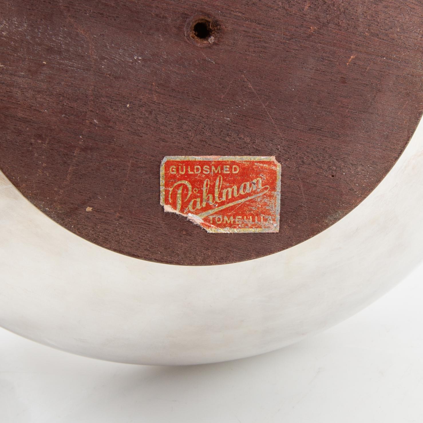 Vase mid-20th century Påhlman silverplate.