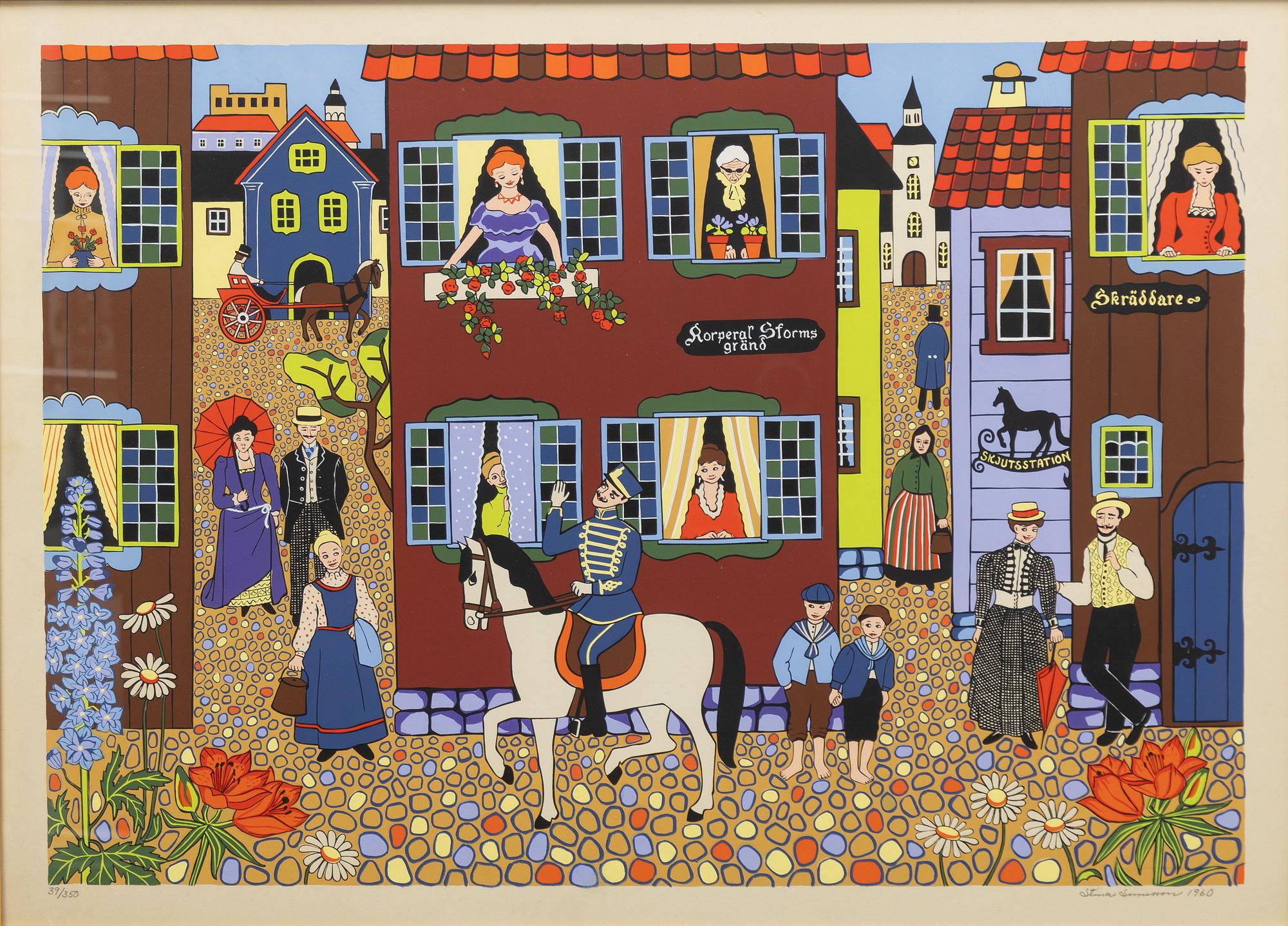 Stina Sunesson, "Tre käringar i en backe", "Löjtnanten rider genom staden".