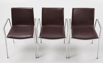 Johannes Foersom & Peter Hiort-Lorenzen, a set of three 'Archai' armchairs from Lammhults.