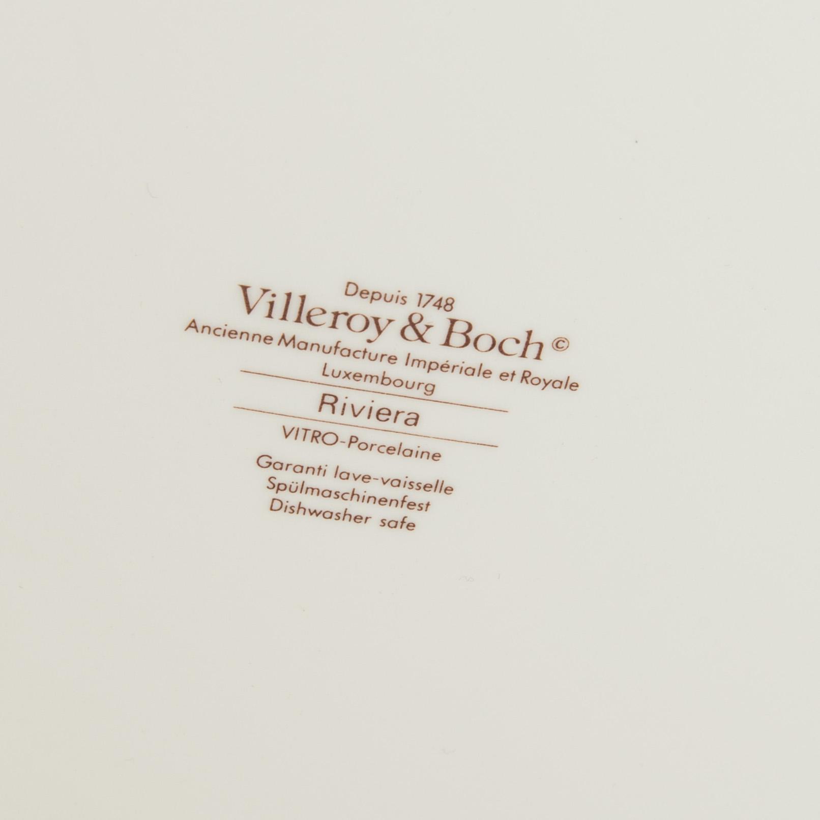 SERVIS, porslin, 80 delar, "Riviera", VILLEROY & BOCH.