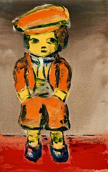 488. Gunnar Löberg, "Boy with hat".