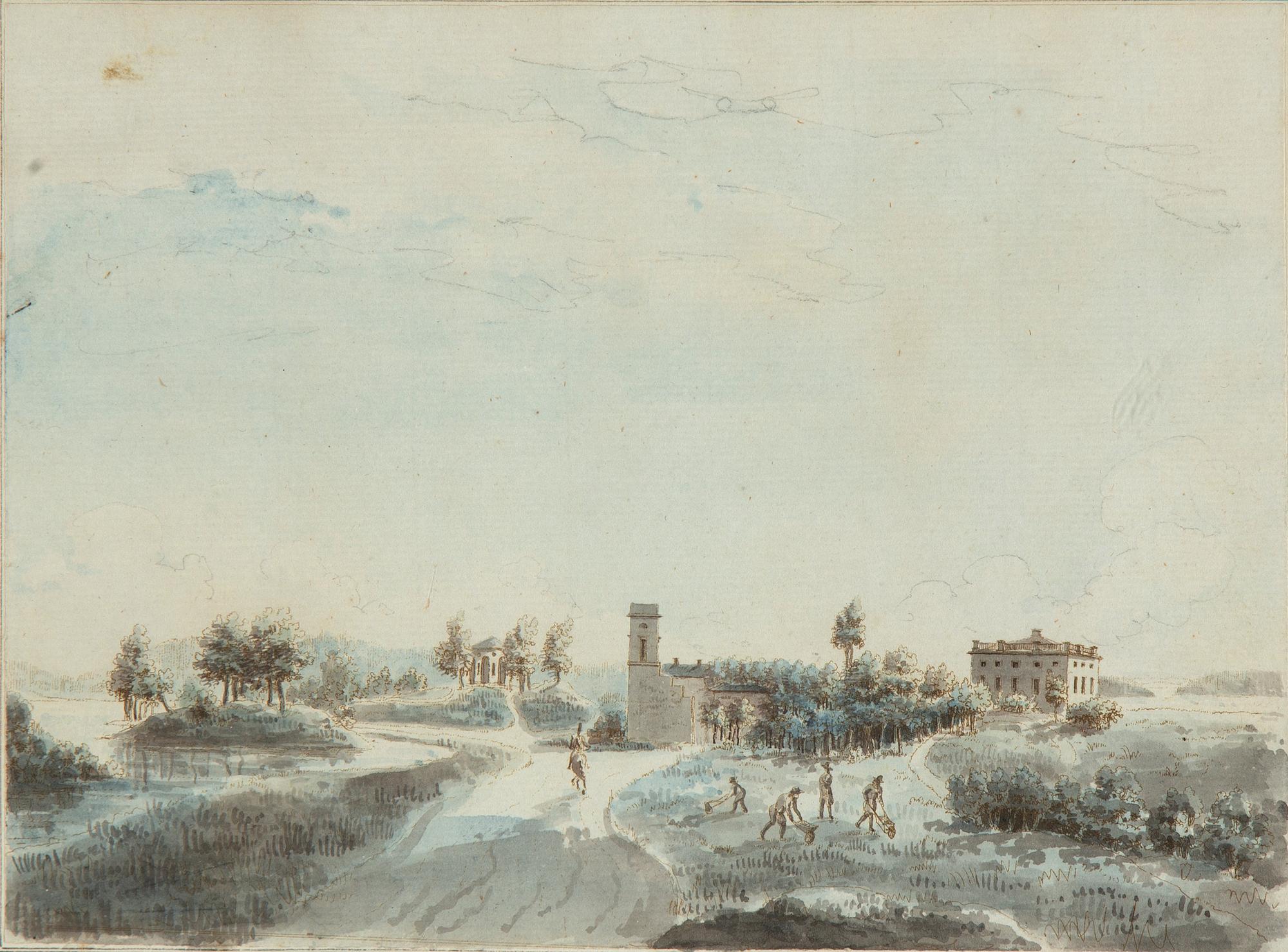 Johan Peter Cumelin, watercolour.