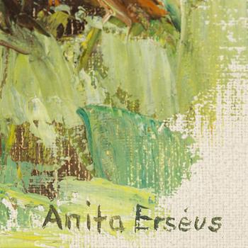 Anita Erséus, olja på duk, signerad.