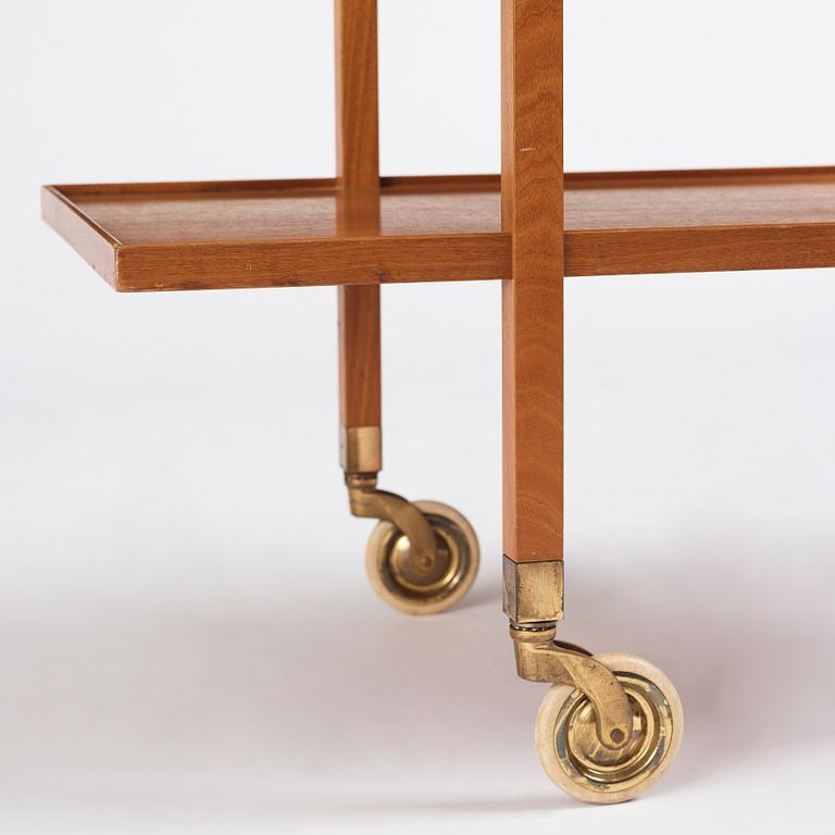 Josef Frank, a mahogany serving trolley, Svenskt Tenn, Sweden, model nr 470.