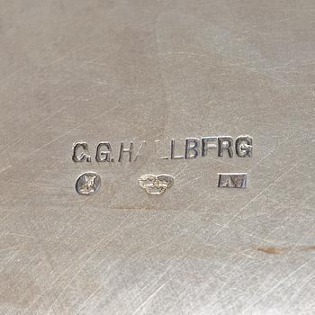C.G. Hallberg, Dryckeskanna, silver, Stockholm 1903.