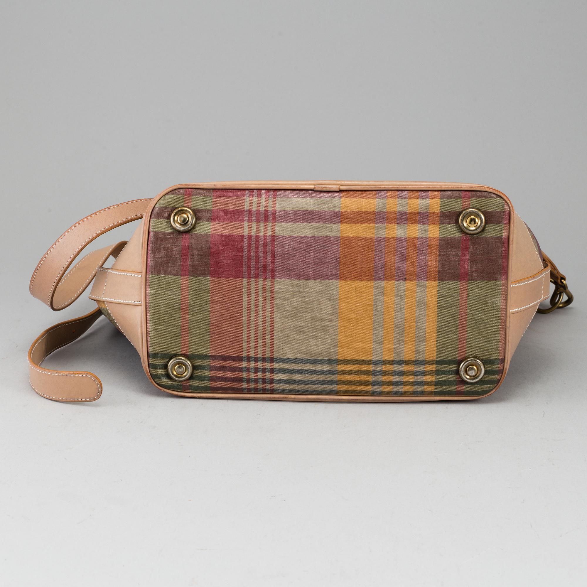 A Mulberry bucket bag.