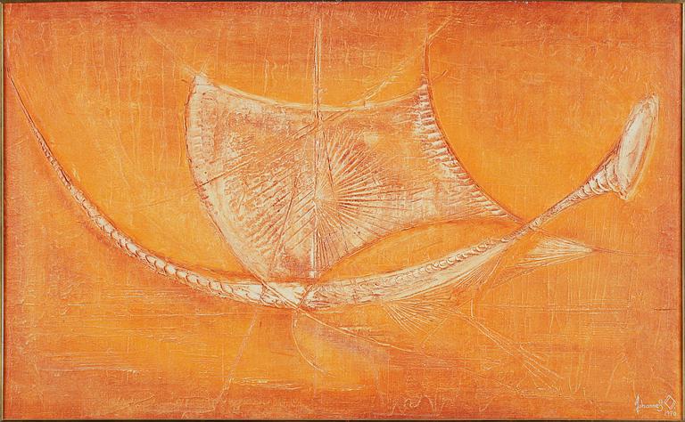 JOHANNES OLSSON, olja på pannå, signerad och daterad, 1970.