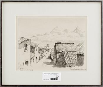 PARTI GRAFIK, 4 delar. Verner Molin, Emil Johansson-Thor, Ulf Trotzig samt Maria Hillfon.