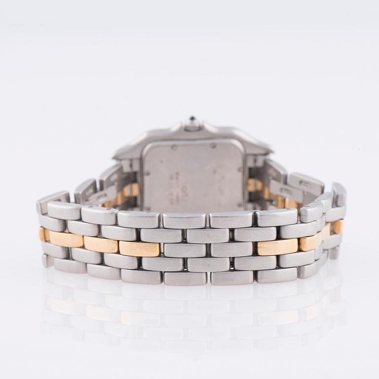 ARMBANDSUR, herr, Cartier, Santos, quartz, stål och guld.