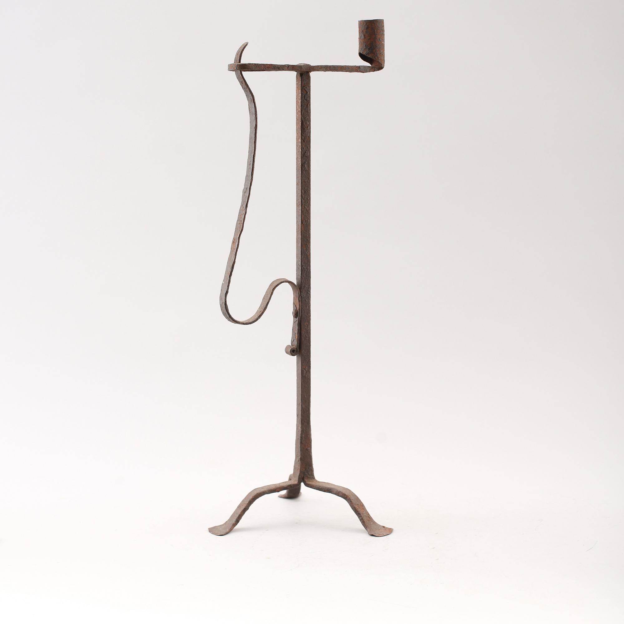LJUSSTAKE, smide, 1700-tal.