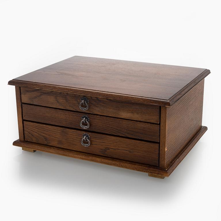A 93-piece silver cutlery set in fitted wooden box, Kultakeskus, Hämeenlinna, 1985-1989.