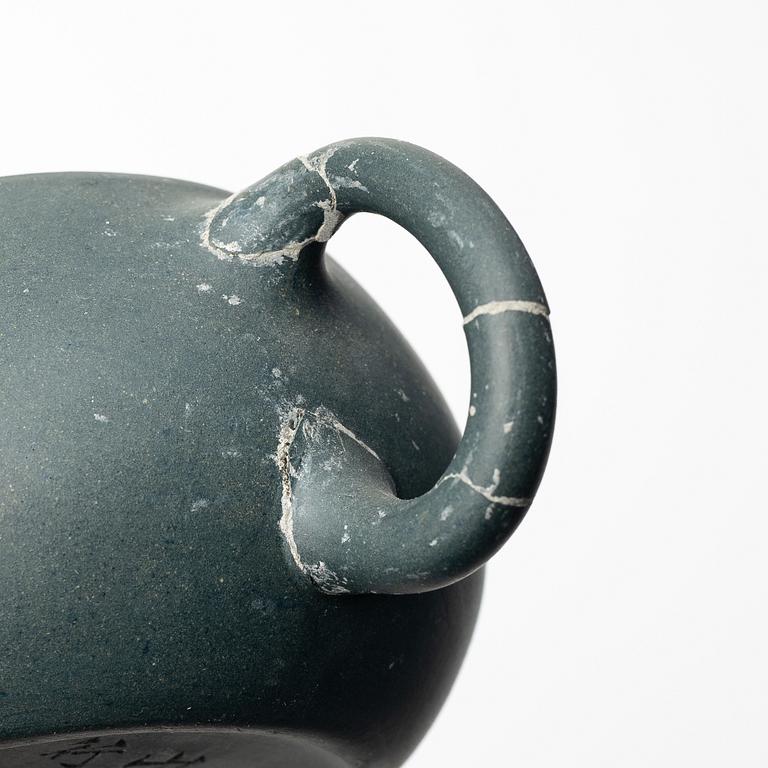 Tekannor, fem stycken, yixing, Kina, 1980/-90-tal.